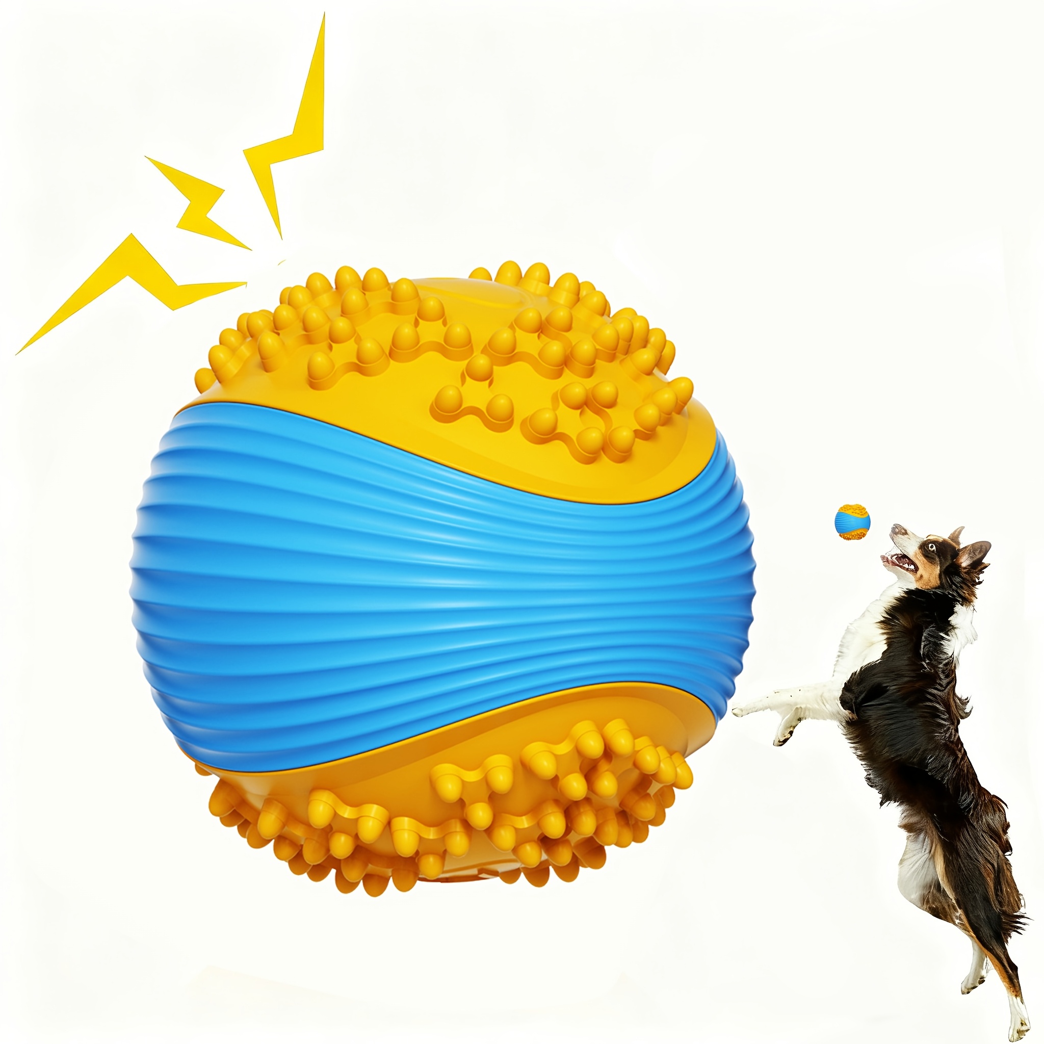Indestructible Dog Chew Toy - Brinquedo Indestrutível para Cães, Bola com