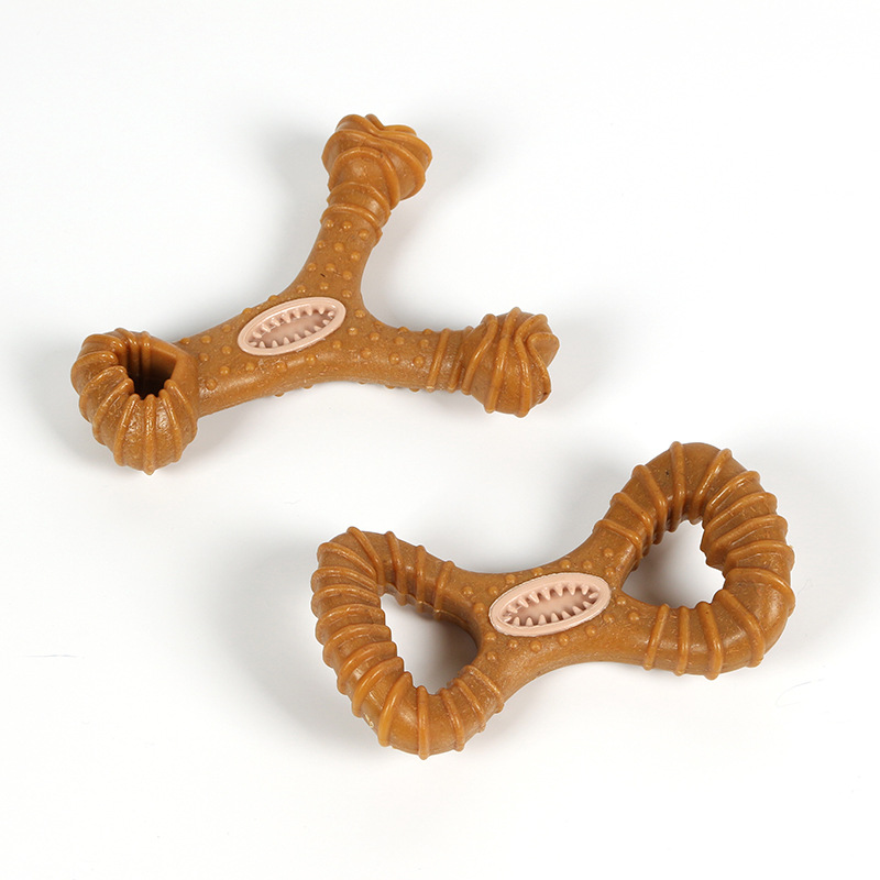 Indestructible Dog Chew Toy - Novo 15cm grande raça de madeira
