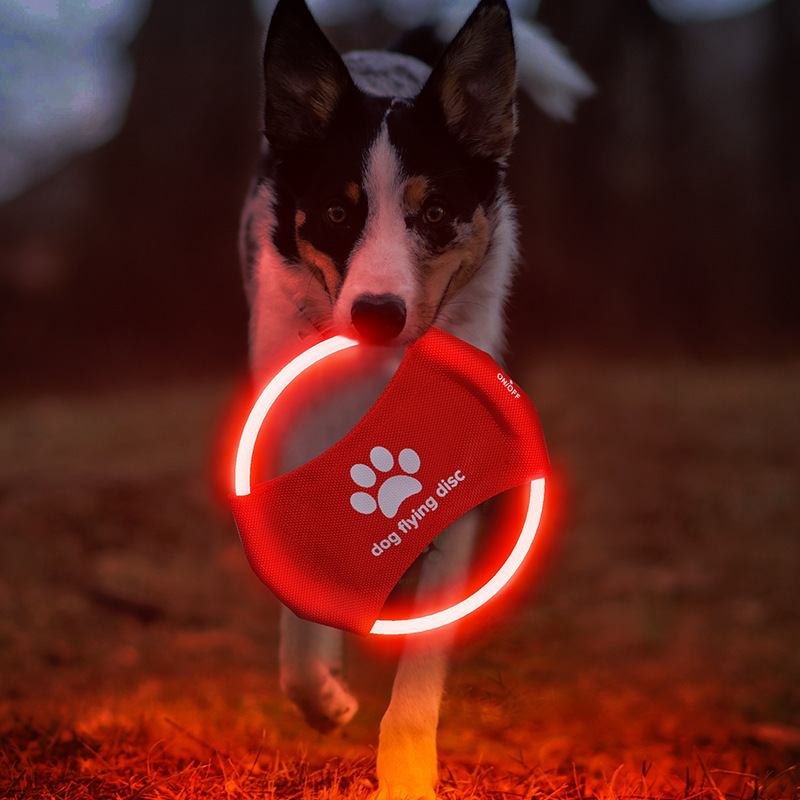 Disco voador de cachorro com l - Flying Disc Dog Training Toy avaliação e preço