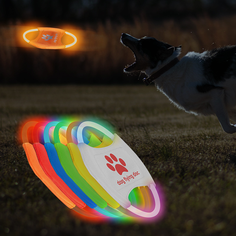 Disco voador de cachorro com l - Flying Disc Dog Training Toy avaliação e preço