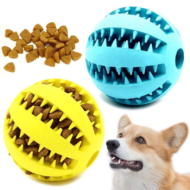 Bola interativa para cães, bri - Rubber Treat Dispensing Dog Toy avaliação e preço